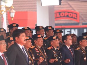 Presiden Jokowi Berikan Penghargaan Nugraha Sakanti kepada Polri, Kapolda Sulsel Turut Hadir