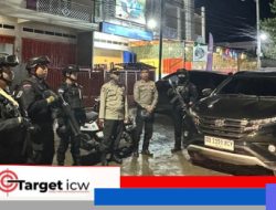 Polsek Somba Opu dan Brimob Amankan Kampanye Paslon HATI DAMAI di Gowa